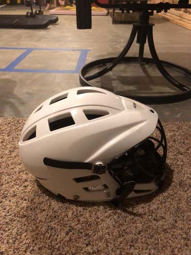 White Youth Player's Cascade CS Youth Helmet