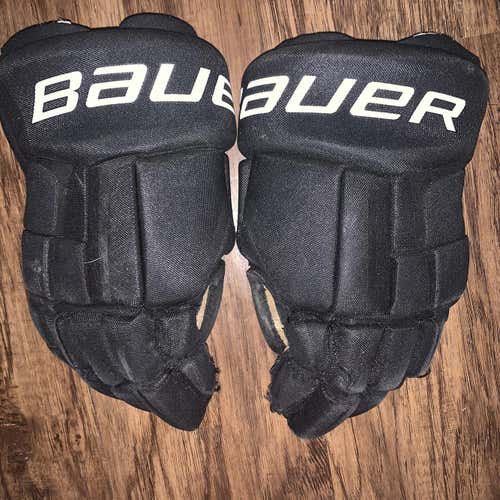 Black Senior Bauer Supreme One40 14"  Gloves