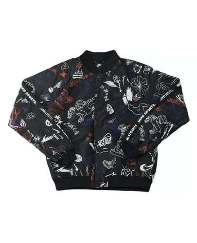 Nike Jacket Sz L CJ5042-010 All Over Print Nike Logo Exclusive