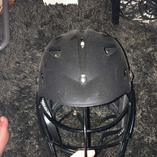 Black Adult Player's Warrior Evo Helmet