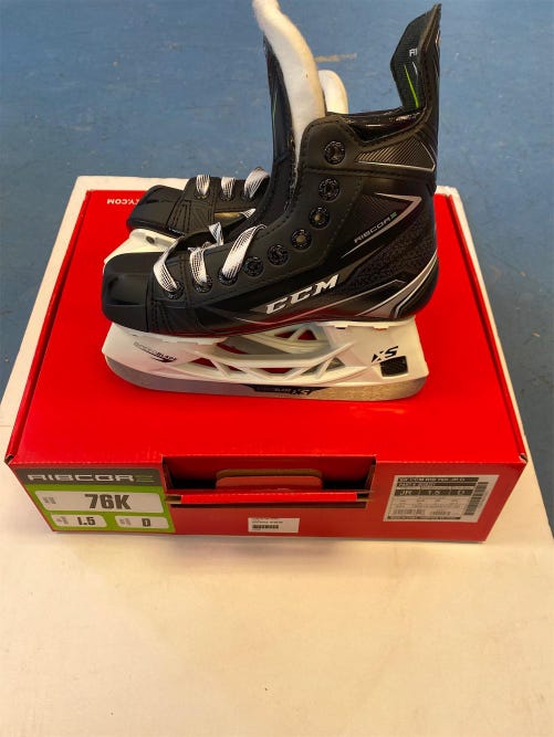 Junior CCM RibCor 76k Regular Width Size 1.5 Hockey Skates