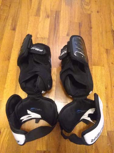 Used Senior Large Bauer Elbow Pads Pro Stock