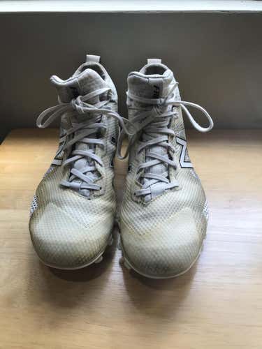 White Used Adult Size 9.0 (Women's 10) Molded Cleats New Balance
