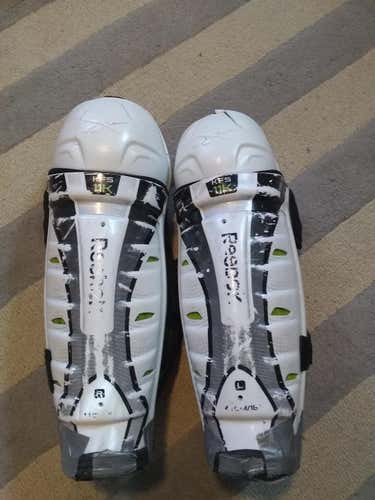 Used Senior Reebok 11K Shin Pads Pro Stock