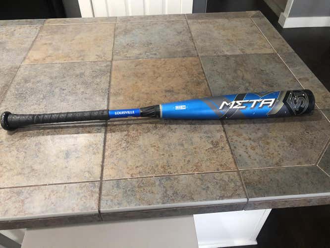 Used 2018 Louisville Slugger Composite Meta Bat (-3) 28 oz 31"