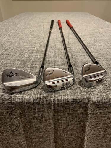 Callaway MD4 MD2 Chrome Wedge Set Mack Daddy -  52* - 56* - 60* - LH