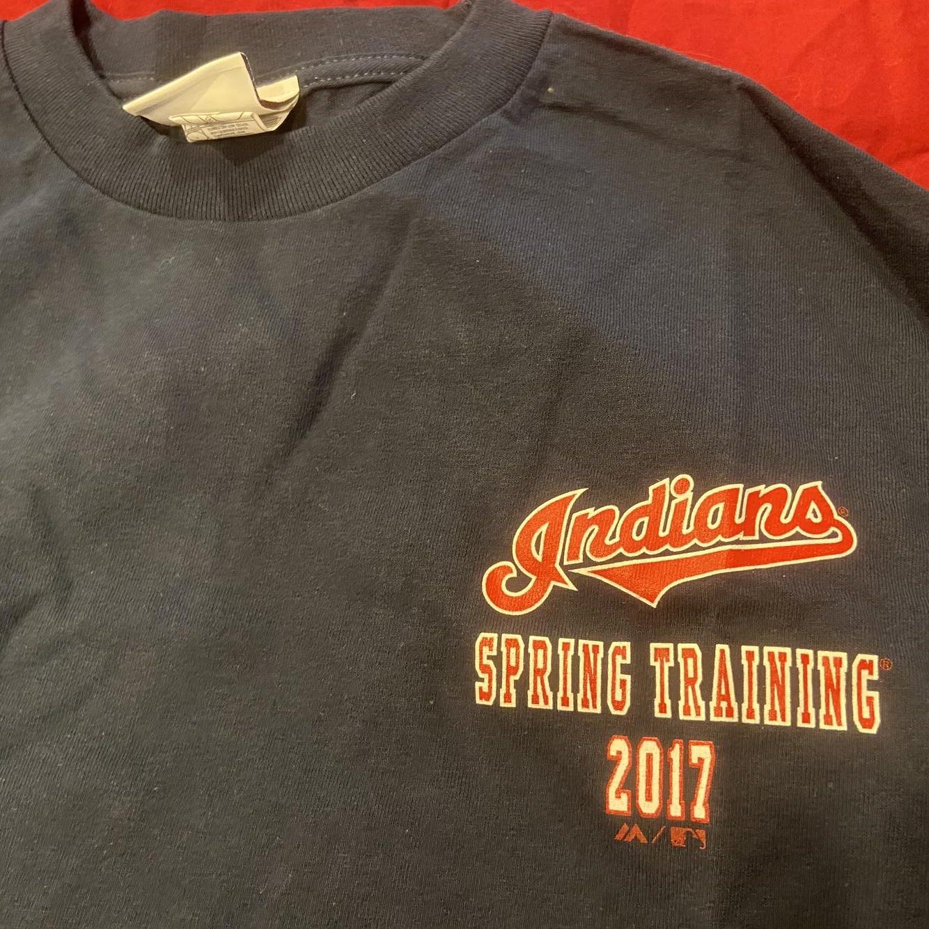 Cleveland Indians Spring Training Long-sleeve Tie-dye T-shirt 