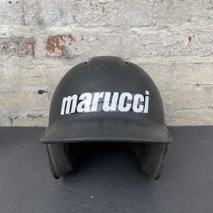 Black Used One Size Fits All Marucci Batting Helmet