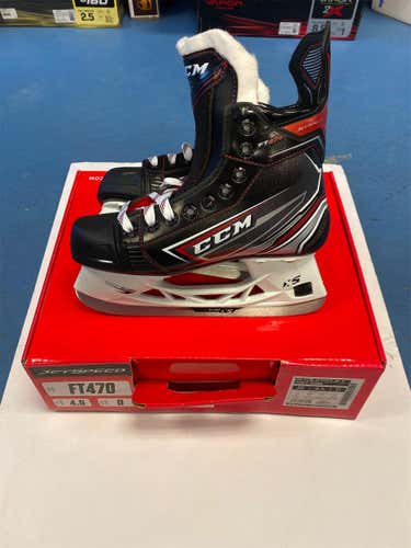 Junior CCM JetSpeed FT470 Regular Width Size 4.5 Hockey Skates