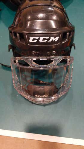 Black Used Small CCM Helmet with Bauer concept 3 shield