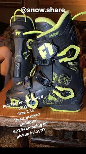 Used Full Tilt Tilt Descendant 4 Ski Boots
