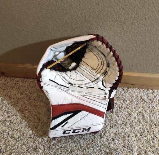 Corey Schneider CCM Premier 2 Pro goalie glove pro return NHL 590