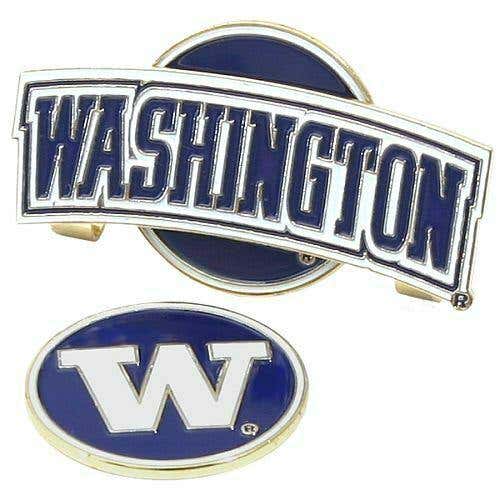 LinksWalker Slider Hat Clip w/ Ball Marker (NCAA, Washington Huskies) NEW