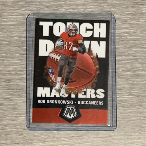 Rob Gronkowski Tampa Bay Buccaneers Mosaic Touch Down Masters Insert Card #TM9