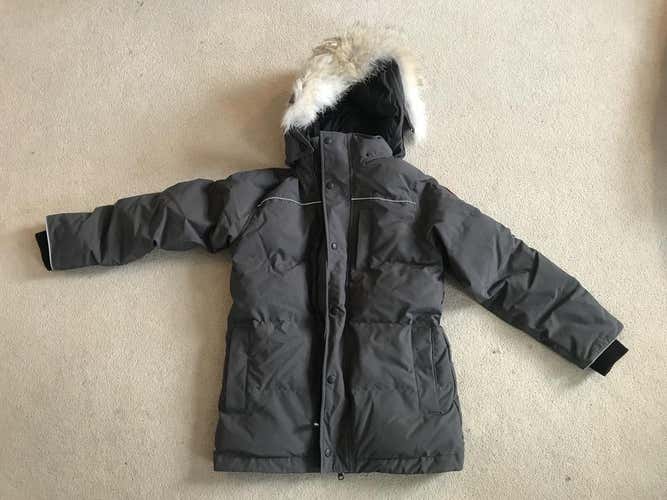 Canada Goose, winter jacket - gray- youth large - like new