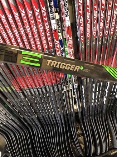 Junior Right Handed and left handed RibCor Trigger 4 PRO Mid Pattern Hockey Stick