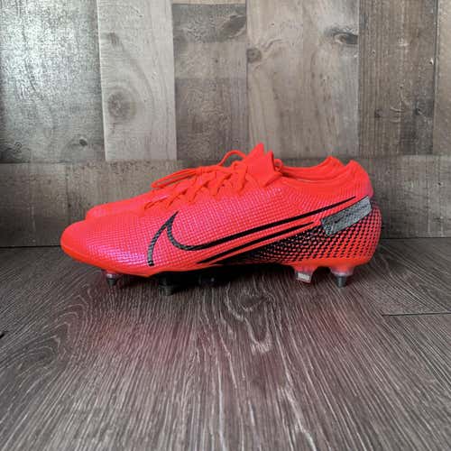 Nike Mercurial Vapor 13 Elite SG-PRO ACC Laser Crimson Soccer Cleats Size 13