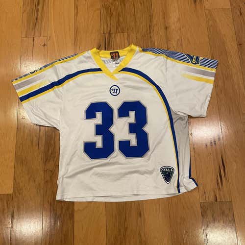 White Adult XL Warrior Jersey