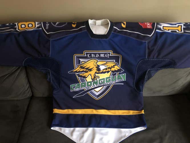 LHSMQ Used Caron et Guay Medium  Jersey Pro Stock