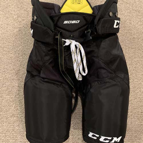 Black Senior XL CCM Tacks  Hockey Pants