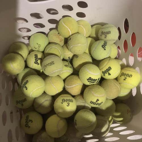 15 Used Penn Assorted Tennis Balls (1 Dozen Plus 3) Ball