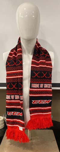 Black/Red CCM Scarf