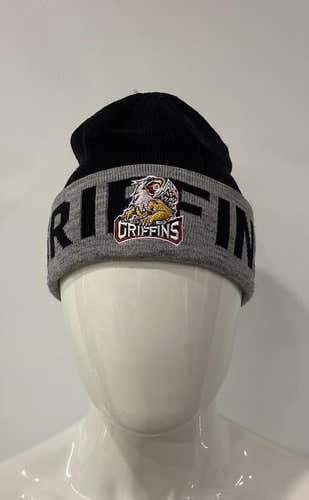 Black/Grey Grand Rapids Griffins CCM Winter Hat