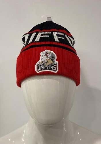 Black/Red Grand Rapids Griffins CCM Winter Hat