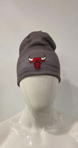 Gray Chicago Bulls Adidas Winter Hat