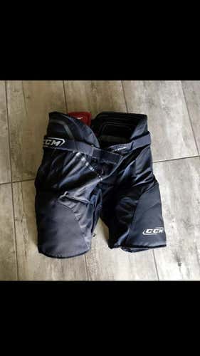 Black Senior Large CCM Vector Hockey Pants