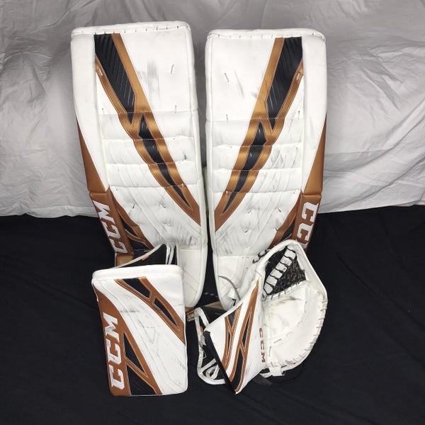 Gold Senior 33" Regular Extreme Flex 4 Pro Stock Goalie Full Set
