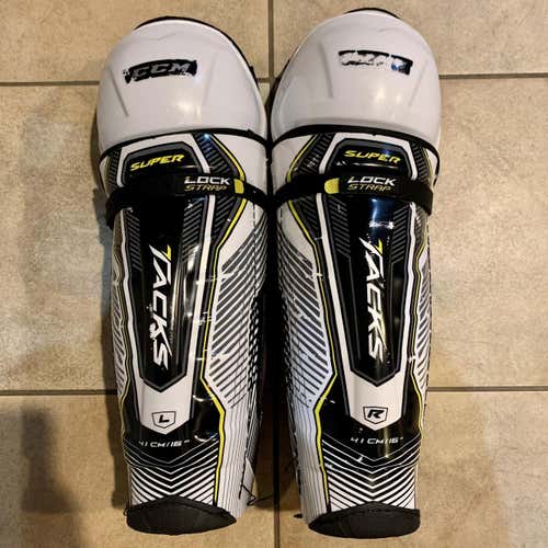 CCM Super Tacks Shin Pads 16”