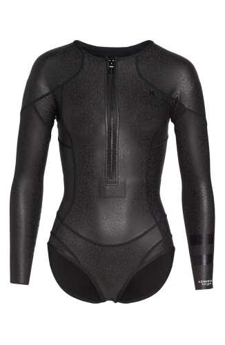 New $120 Women's Hurley Advantage Plus Windskin 0.5mm Springsuit Wetsuit Size 6