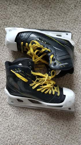 Used Senior CCM Tacks 4092 Hockey Goalie Skates Regular Width Size 9.5