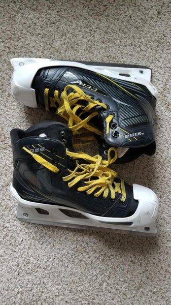Used Senior CCM Tacks 4092 Hockey Goalie Skates Regular Width Size 9.5
