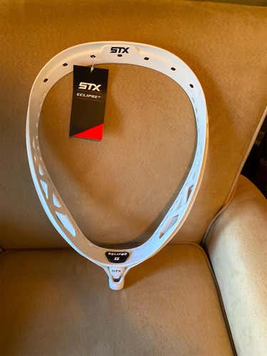 White New Goalie Unstrung Eclipse 2 Goalie Head