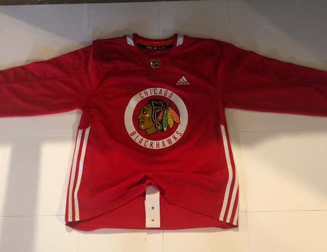Chicago BlackhawksRed Adult Size 54 Adidas Climalite Jersey