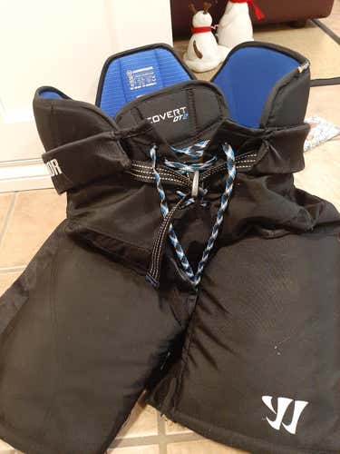 Black Used Senior Medium Warrior Covert DT2 Hockey Pants