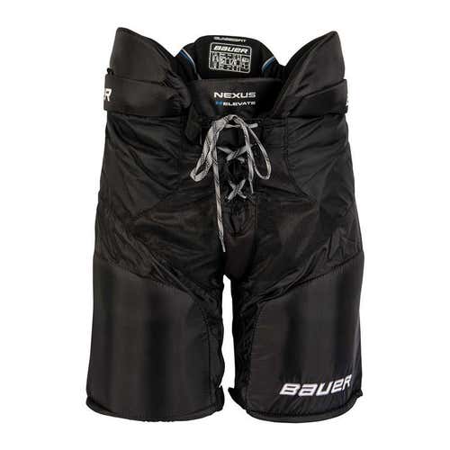 New Black Senior Medium Bauer Nexus Elevate Hockey Pant