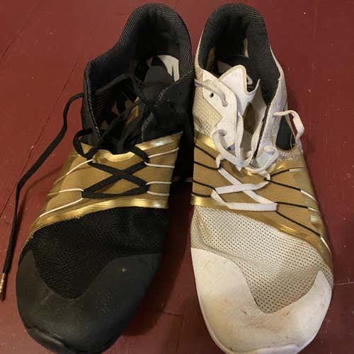 Gold Unisex Size 11 (Women's 12) Nike Spikes