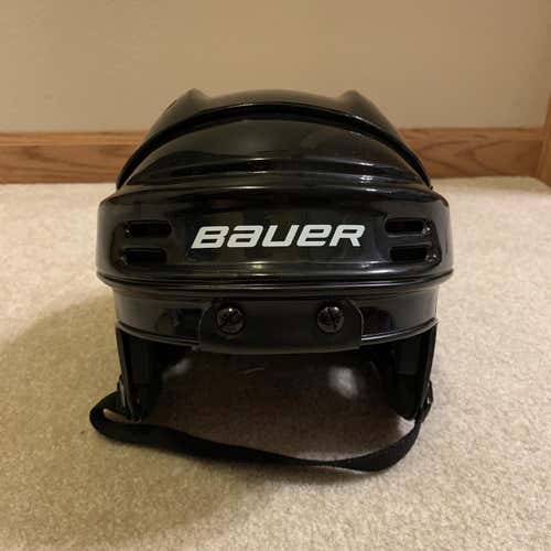 Black Used Medium Bauer 1500 Helmet