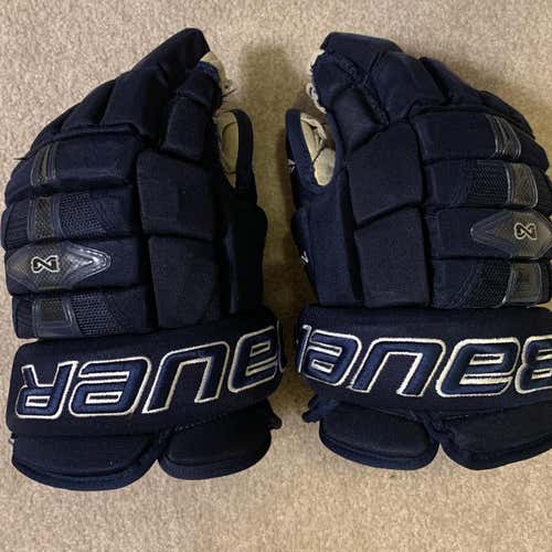 Blue Senior Bauer Nexus 9000 14"  Gloves