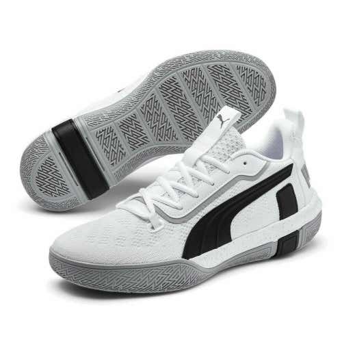 PUMA CLYDE DREXLER LEGACY LOW PRO SIGNATURE BASKETBALL SHOES SIZE 12 WHITE BLACK KOBE BRAND NEW $100
