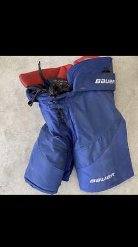 Blue Junior Large Bauer Vapor X900 Hockey Pants