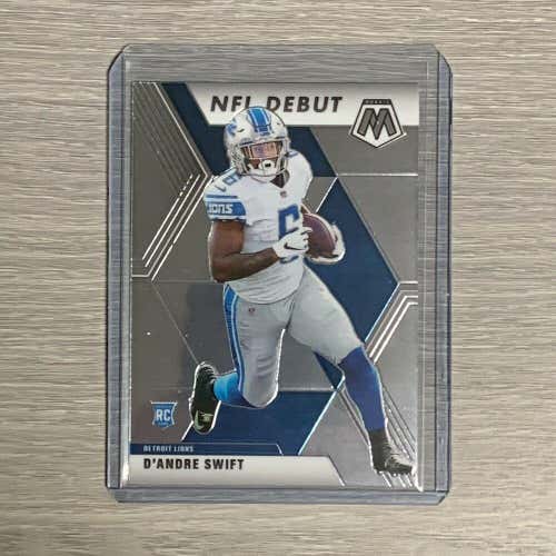 D'Andre Swift Detroit Lions Panini Mosaic NFL Debut Football Rookie Card #274