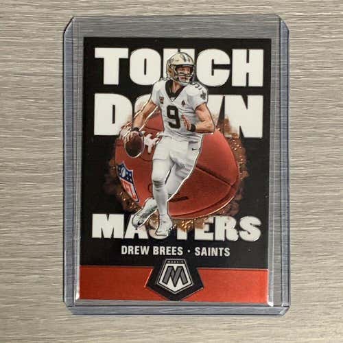 Drew Brees New Orleans Saints Panini Mosaic Touch Down Masters Card #TM1