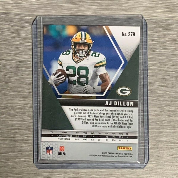 AJ Dillon Green Bay Packers Panini Mosaic Football Rookie Card #226