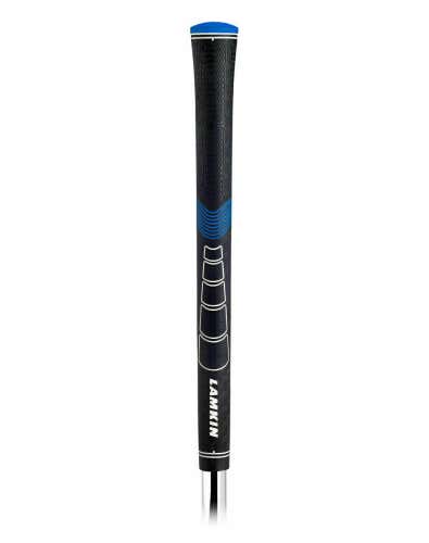 Lamkin Sonar+ Wrap Golf Grip (Black/Blue, Standard+) 60R 53g NEW