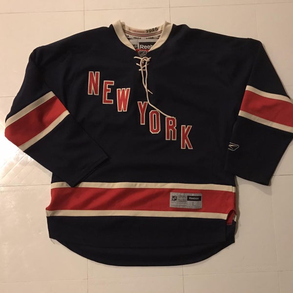 New York Rangers Blue Adult Large Reebok Jersey