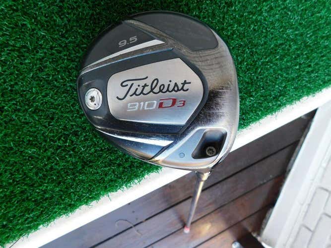 Titleist 910D3 9.5* Driver w/ ALDILA RIP Stiff Flex Shaft
